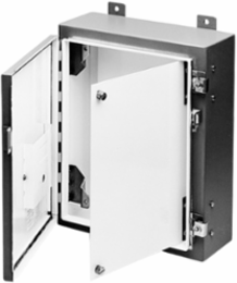 Swing-Out Panel Kit for Wall-Mount Enclosure, 4.00x2.56x1.42, Zinc Plated, Steel