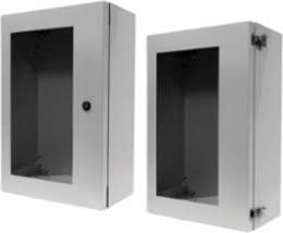 ARIA Flat Cover, 20.28x16.34x9.06 Inch, Fiberglass, NEMA Type 3, Light Gray