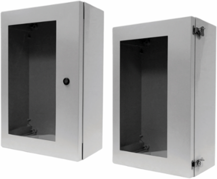 ARIA Flat Cover Type 4X, 24.21 x 16.34 x 9.06 Inch, Fiberglass, Light Gray