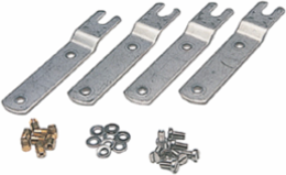 APO Mounting Feet Set of 4, Stainless Steel, Mill Finish, 330 lbs Load Capacity