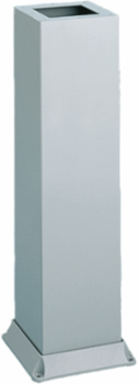 Bolt-Down Pedestal 33 Inch x 8 Inch x 8 Inch, Steel, Light Gray