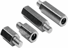 Threaded Panel Extender, #10-32x.50, Plated, Steel