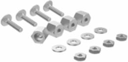 Panel Mounting Kit, fits 14 ga., Plated, Steel