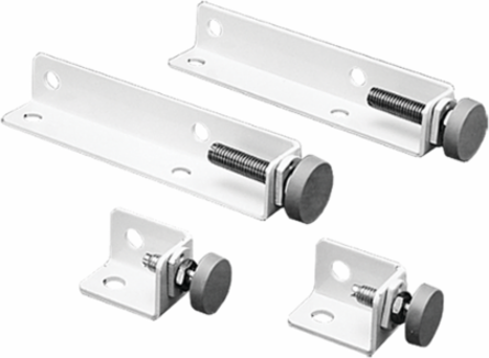 Panel Support Kit for Less Than 2-1/4 Inch Panels, White Steel