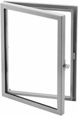Hinged Window Kit Type 12 30 Inch x 24 Inch x 1.49 Inch Steel, Gray