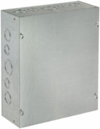 Screw-Cover Enclosure Type 1 with Knockouts, 18x12x4, Galvanized, Steel