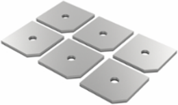 Seismic Mounting Plate Kits, 1/2 inch, Brushed, SS316
