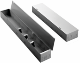 Splitter Trough Type 1 4-wire 85 amps, 24x6x5, Gray, Steel
