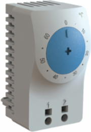 Temperature Control Switch, 2.36x1.30x1.62, Lt Gray, Plastic, Open C