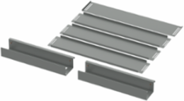 Universal Free-Stand Sliding False Floor, 5.98x39.45x23.50, Gray, Steel