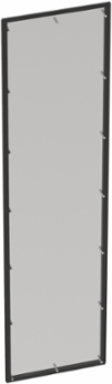 Universal Free-Stand Flat End Plate, 84.13x24.13, Brushed, Stainless 304