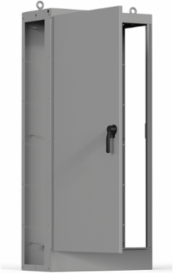 Universal Free-Stand Both Sides Open, 84.13x39.76x18.11, Gray, Steel