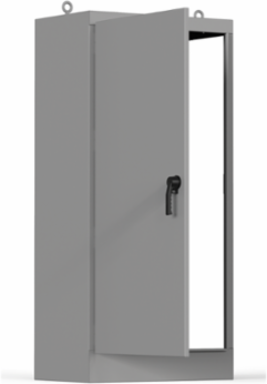 Universal Free-Stand Right Side Open, 90.13x39.76x18.11, Gray, Steel