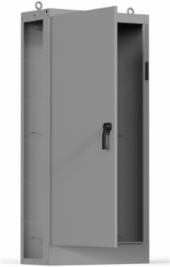 Universal Free-Stand Left Side Open, 90.13x40.24x24.13, Gray, Steel, Univ CO