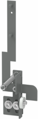 Universal Free-Stand Operator Release Mechanism, 9.88x1.61, Gray, Steel