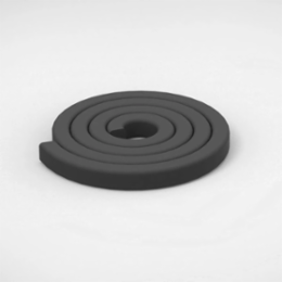 EMC Cable Entry Gasket Kit, 2,130mm Depth, Black Foam, Smooth Finish