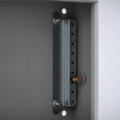 Bottom Profile for DIN Rail Mounting, 6.42 x 1.38 x 0.52 Inch, Galvanized Mild Steel