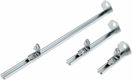 Adjustable-Depth Mounting Kit for Concept Enclosure, Fits 10 Inch Deep, Plated Steel