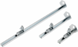 Concept Adjustable-Depth Mounting Kit, 4 Slides, Fits 6 Inch Deep, Plated Steel