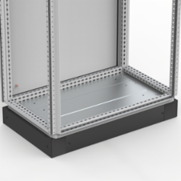 Steel Bottom Plate 400x800mm, Zinc Plated, 1mm Thickness