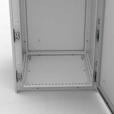 Aluminium Bottom Plate 800x400mm RAL 7035, 2mm Thick, Light Gray