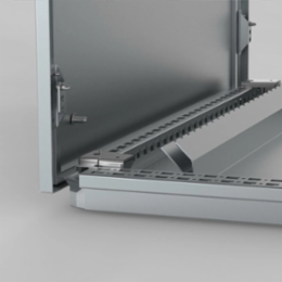 Bottom Plate, 600 x 800 mm, Zinc Plated Steel with EMI Gasket