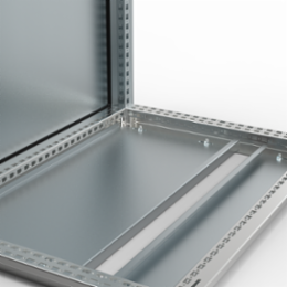 Split bottom plate, 600x600, Stainless 316