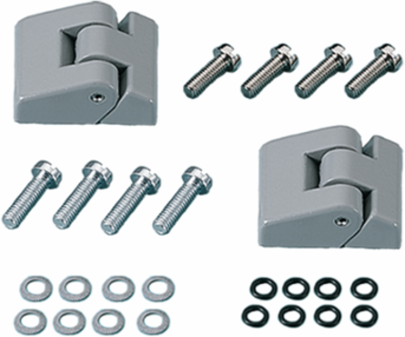 Compact Hinge Kit for Enclosure, Type 4X, Aluminum, 0.14 lb