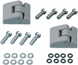 Compact Hinge Kit for Enclosure, Type 4X, Aluminum, 0.14 lb