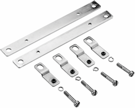 Compact Series Mounting Bracket Kit, Fits W= 122mm, Plated Steel
