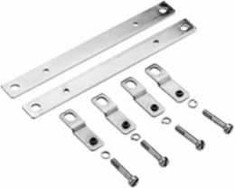 Compact Series Mounting Bracket Kit, 160mm Width, Plated Steel