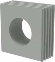 Large Cable Entry Grommet 43x43x18mm IP66 Protection, TPE Material