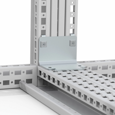 Internal Corner Baying Kit 2.9 x 3.35 x 3.11 Inch, Zinc Plated Mild Steel