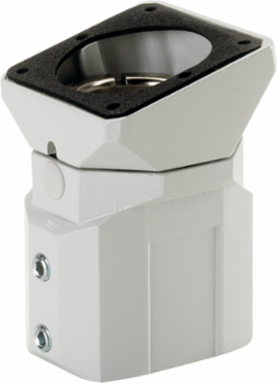 Compact Series 2 Flange Coupling, 15-Degree, Fits 45x60mm, Aluminum
