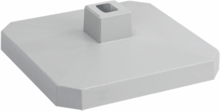 Compact Series 2 Pedestal Base, Aluminum, 26 lb Weight