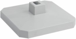 Compact Series 2 Pedestal Base, Aluminum, 26 lb Weight