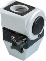 Compact Series 2 Swivel Tilt Straight 45x60mm Aluminum Lt Gray