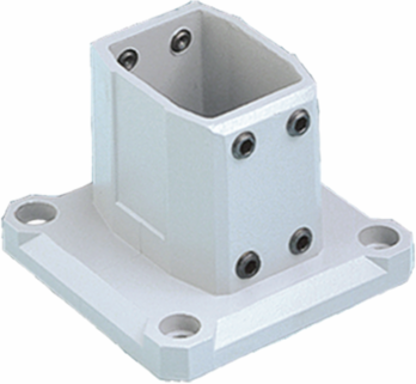 Compact Series 2 Base Bracket/Wall Flange, Aluminum, 45x60mm, IP55