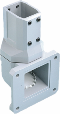 Compact Series 2 Wall Joint Vertical 45x60mm, Aluminum, Lt Gray, IP55
