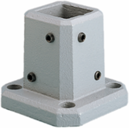 Compact Series 4 Base Bracket 80x80mm Steel Lt Gray