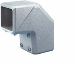 Compact Series 4 Elbow 80x80mm Aluminum Lt Gray IP55