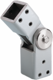 Compact Series 4 Intermediate Joint 80x80mm Steel Light Gray