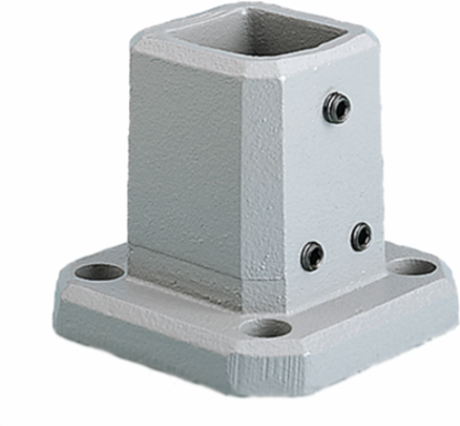 Compact Series 4 Wall Flange for 80x80mm Steel, Lift Gray, IP55