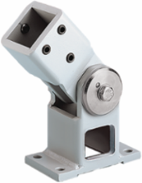 Compact Series 4 Cable Wall Joint 80x80mm Steel Light Gray