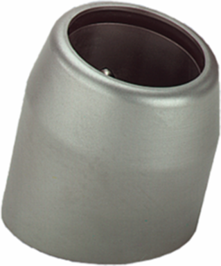 CS480 Angle Coupling for 48.3mm Tube, Brushed Stainless Steel, IP66