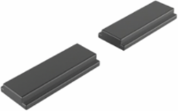 Compact LED Light Mounting Magnet 30x12x4mm, Black, Magnet