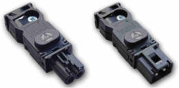 Compact LED Light Connector 53.2mm x 18mm x 14mm, Black Plastic