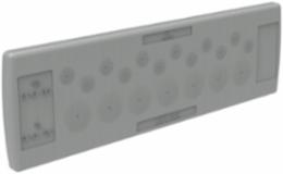 Cable Entry Plastic Plate, 44x142x12mm, 42 Entries, IP54 Protection