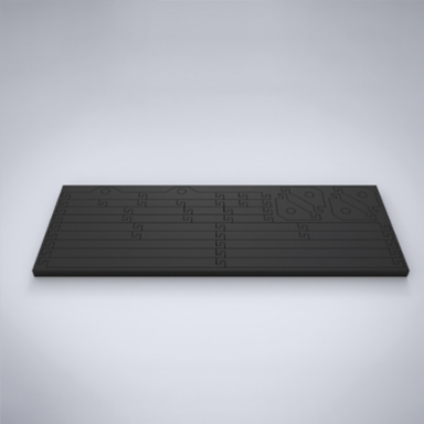 Wall-Mounted Combining Kit, CK, 794x269x5mm, Black, Rubber