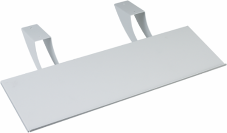 Keyboard Tray Concept HMI Enclosure 600x198mm Steel Light Gray